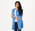 Open Front Hooded Cardigan U5466