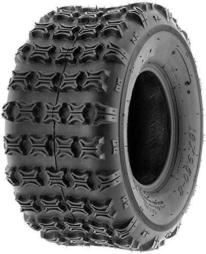 Tubeless Tires 18X9.5-8 Split Knobby Tread Set of Two B711