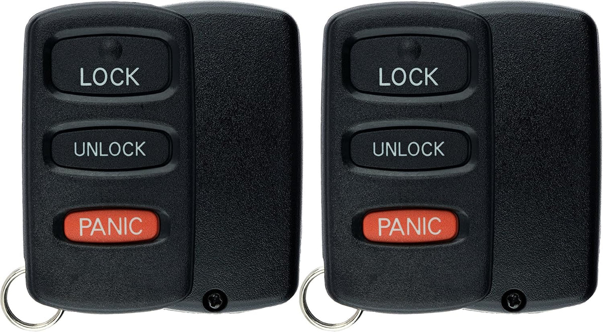 Keyless Entry Remote Car Key Fob for Mitsubishi Montero (Pack of 2) F92530
