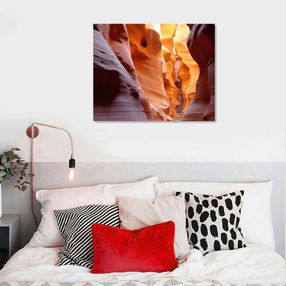Antelope Canyon Canvas Wall Art Poster Print B46515