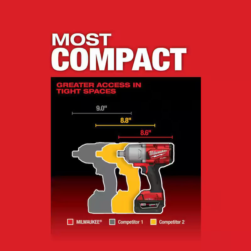 18V Cordless Brushless 3/4 in. High-Torque Impact Wrench F348298