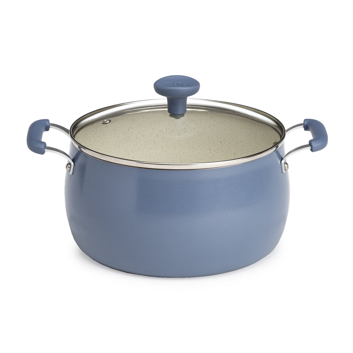Slate Blue 5 Quart Non-Stick Ceramic Dutch Oven with Glass Lid M394