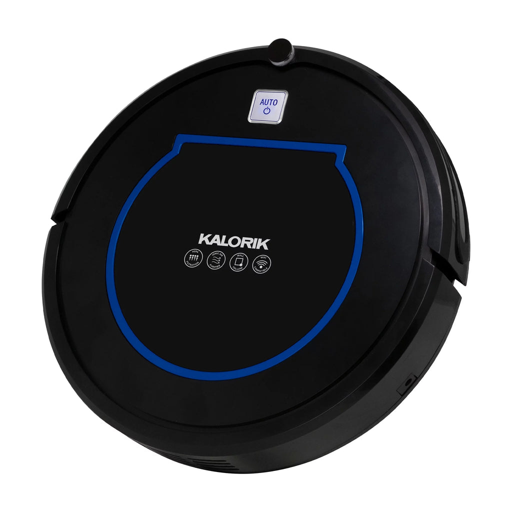 Black and Blue Robot Vacuum M2037