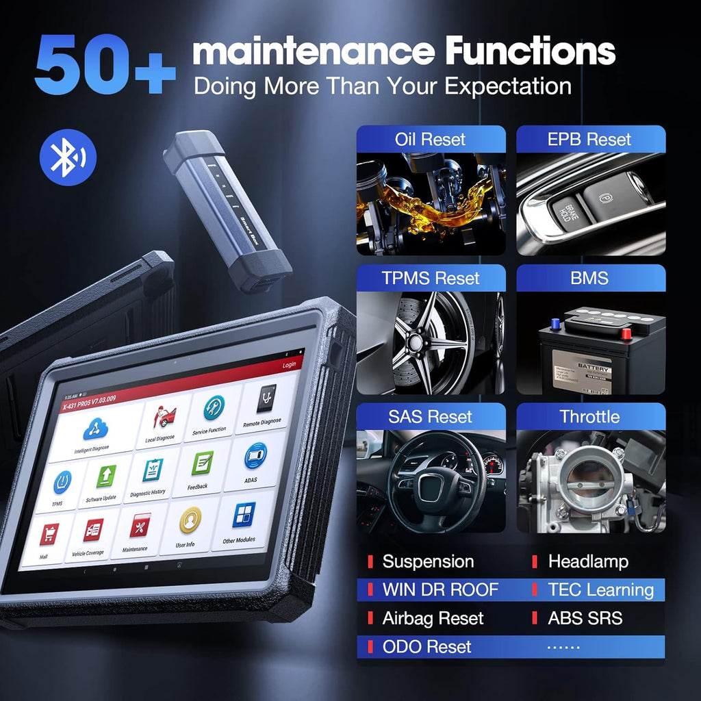 Bidirectional Auto Scanner with J2534 Programming & ECU Coding I912