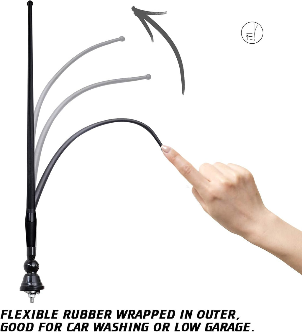 16 Inch Black AM/FM Marine Antenna O493