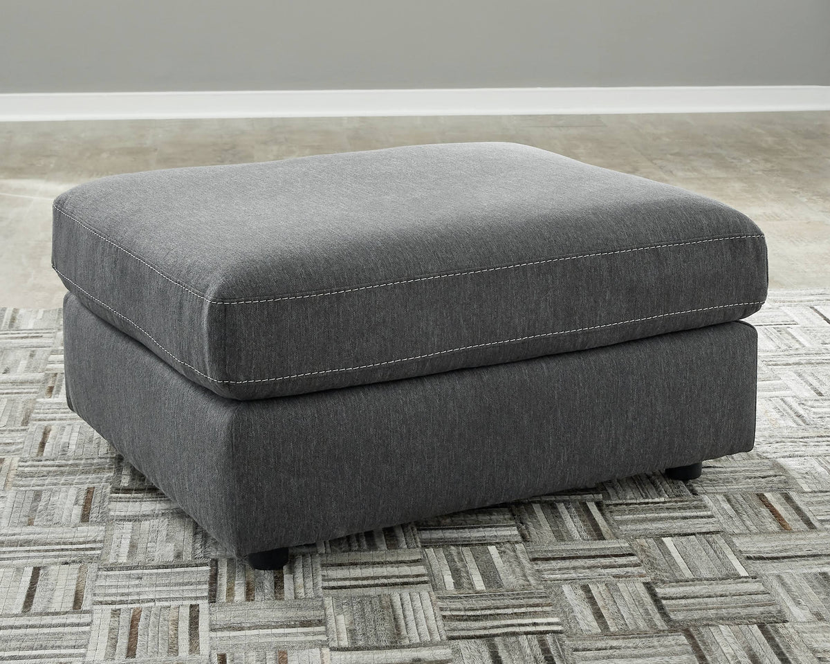 Charcoal Oversized Accent Ottoman Y56380