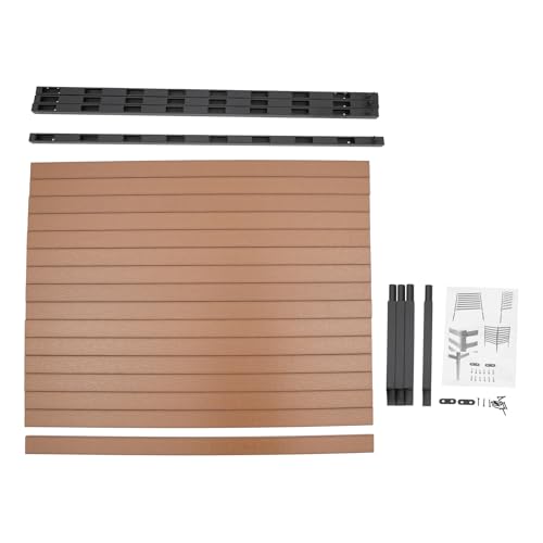 Brown 2 Panels 39"W x 51"H Privacy Screens Fence Panel Q24193