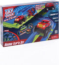 Glow in The Dark Race Car Track Playset, 45 Pcs with Lights G709