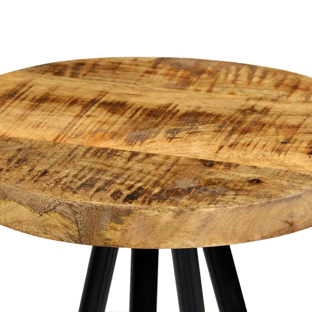 4 pcs Solid Mango Wood Bar Stools V1718