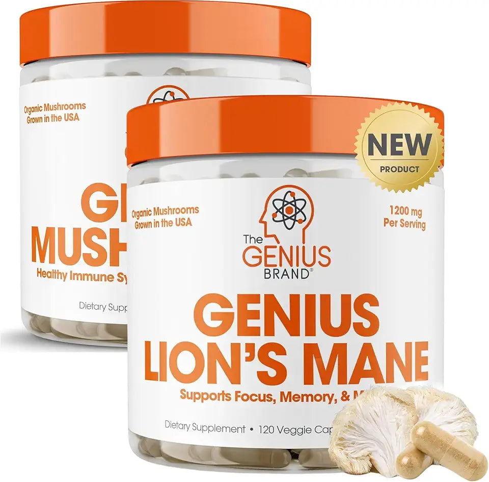 Lion's Mane & Mushroom Natural Focus & Energy Bundle S6991