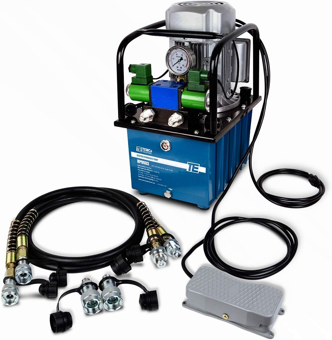 Air Hydraulic Pump Power Pack Unit 10,000 psi 103 Cubic in Capacity C6947