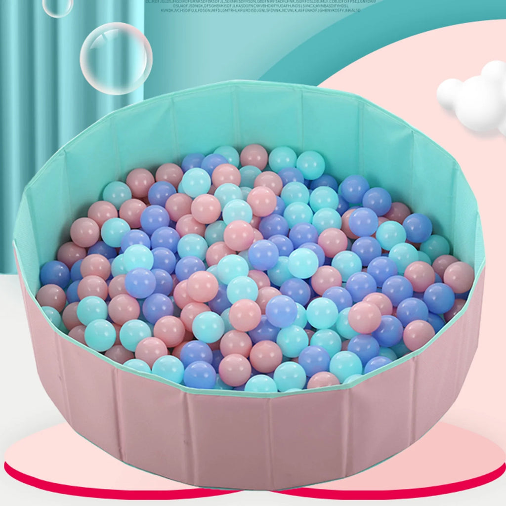 100Pcs Crush Proof Plastic Ball Pit Balls Mixed Colors H541