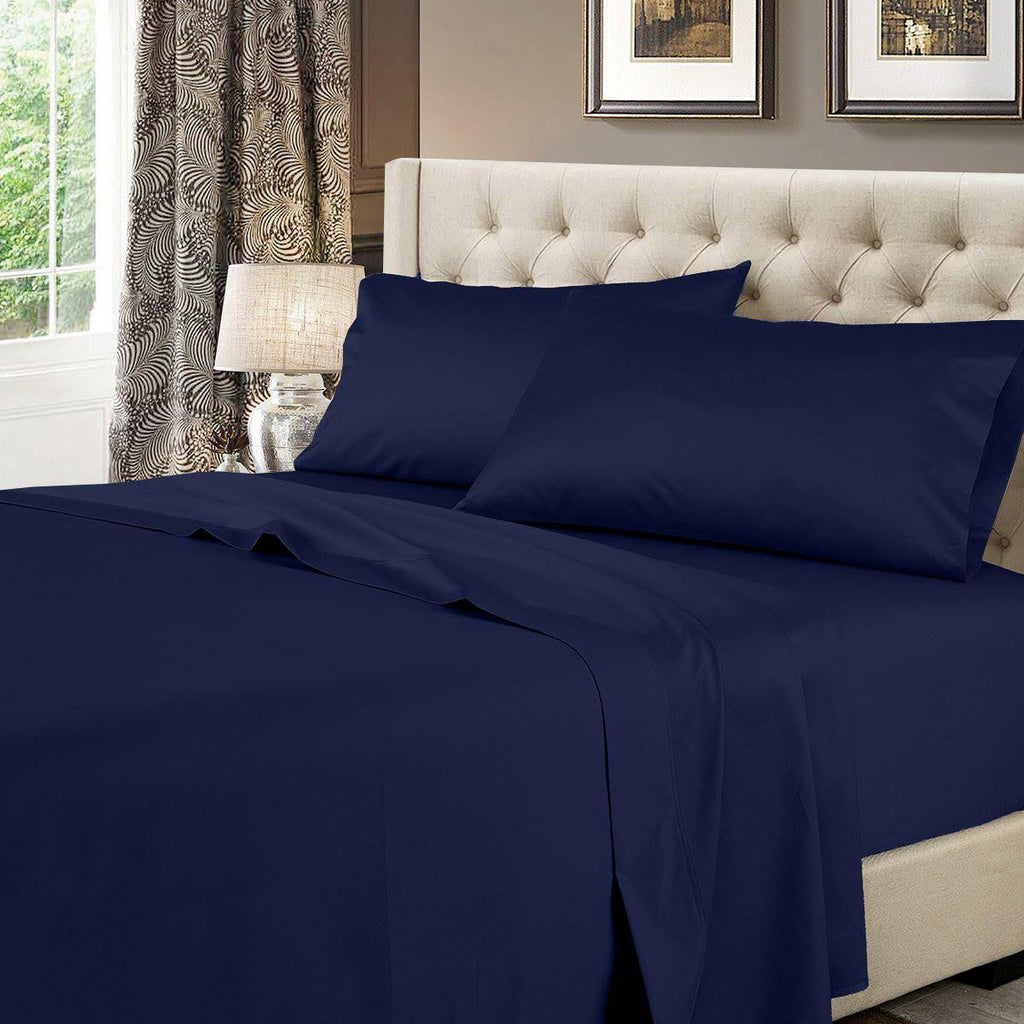California King Cotton Sheets 600 Thread Count Ivory Z463054
