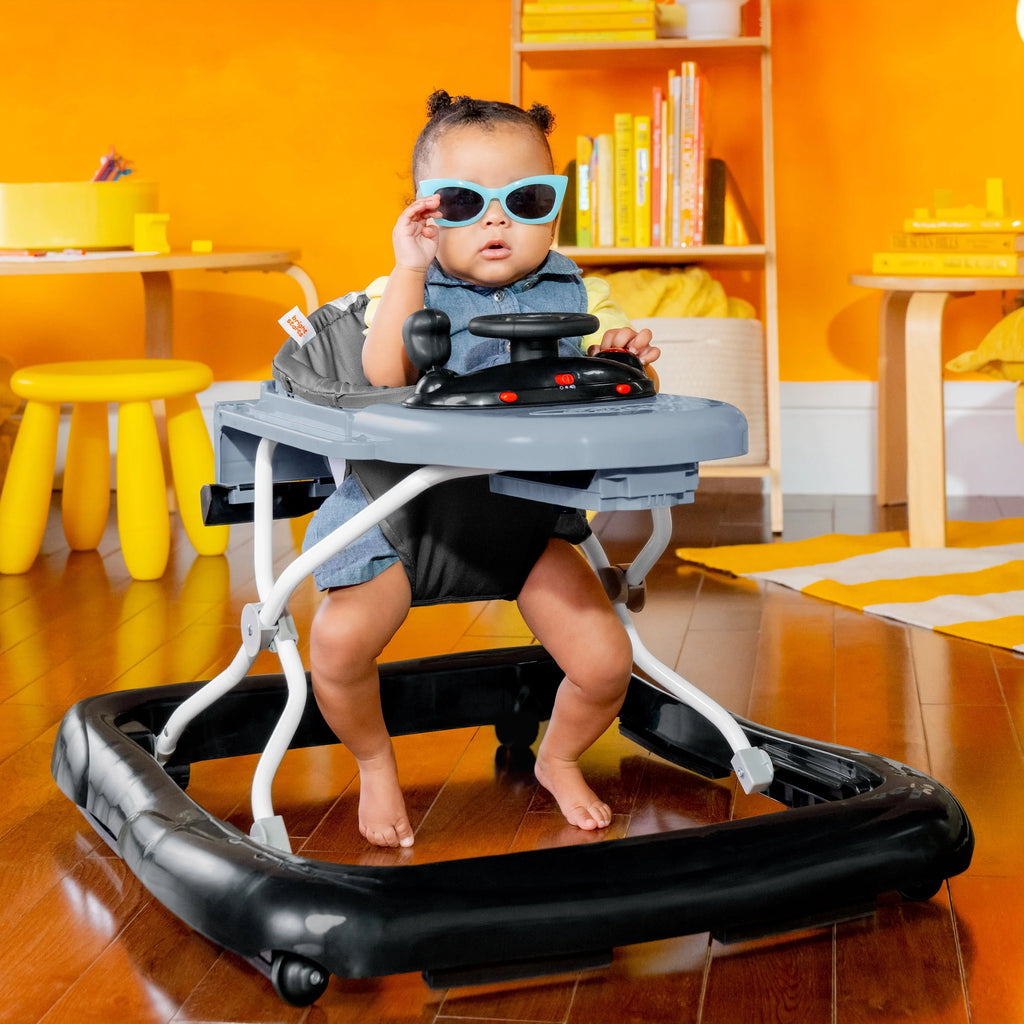 Blue Grey Baby Activity Walker E317106