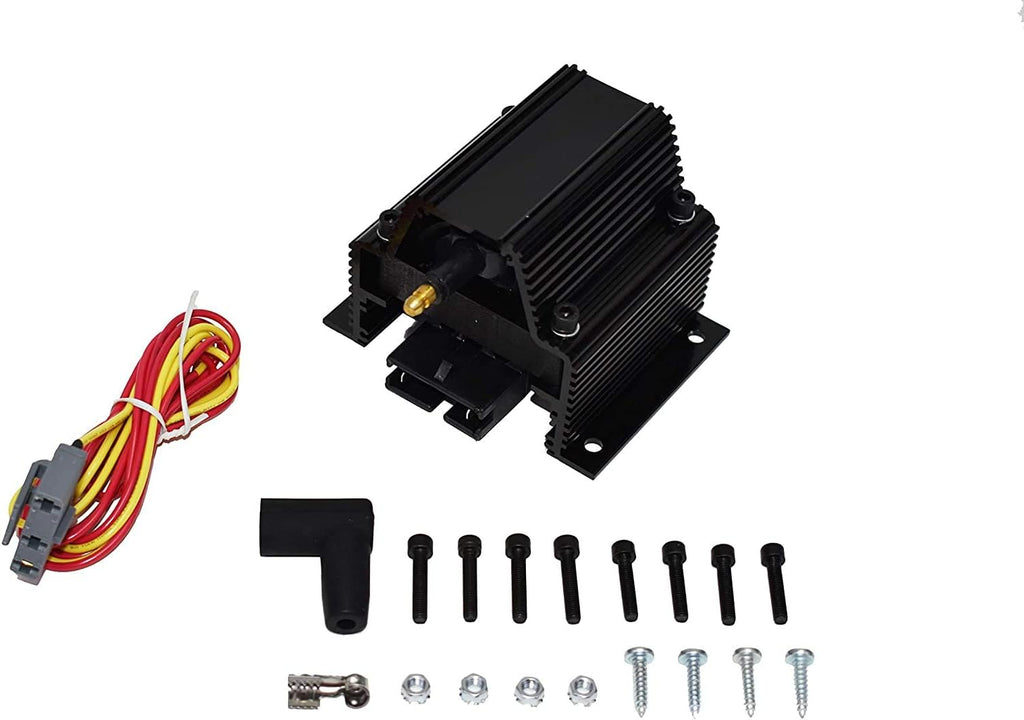 Black 8.0mm Spark Plug Wires Distributor Coil for Chevy Corvette SBC O2879