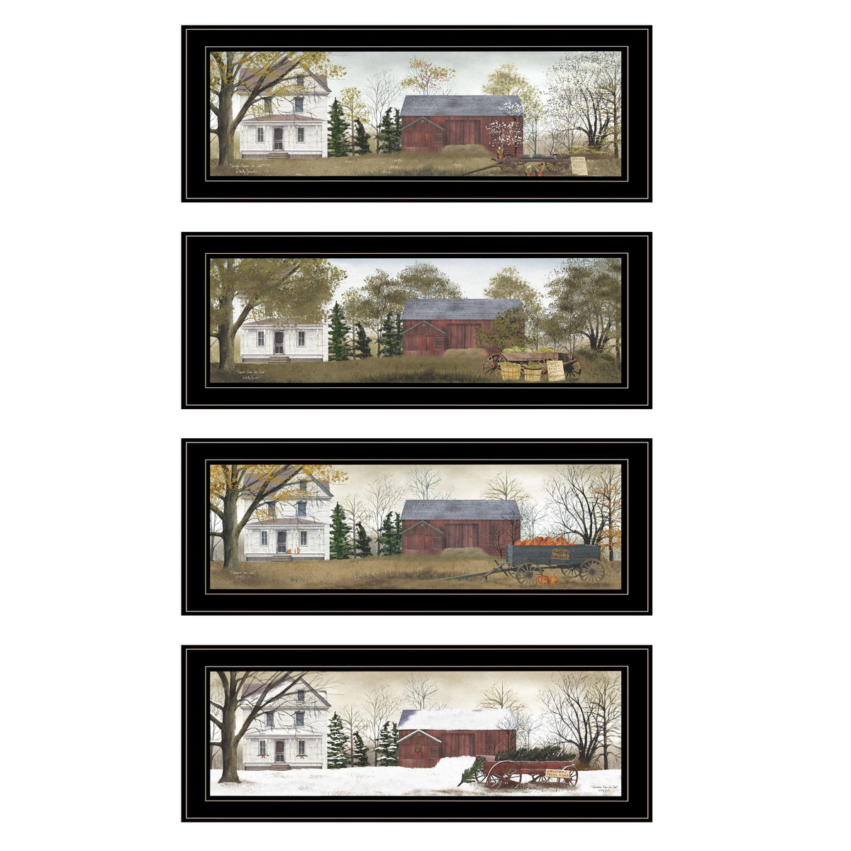 Black Frame 4-Piece Vignette D41181