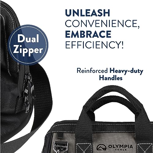 16 Inch Wide Mouth Tool Bag with 21 Pockets P849383