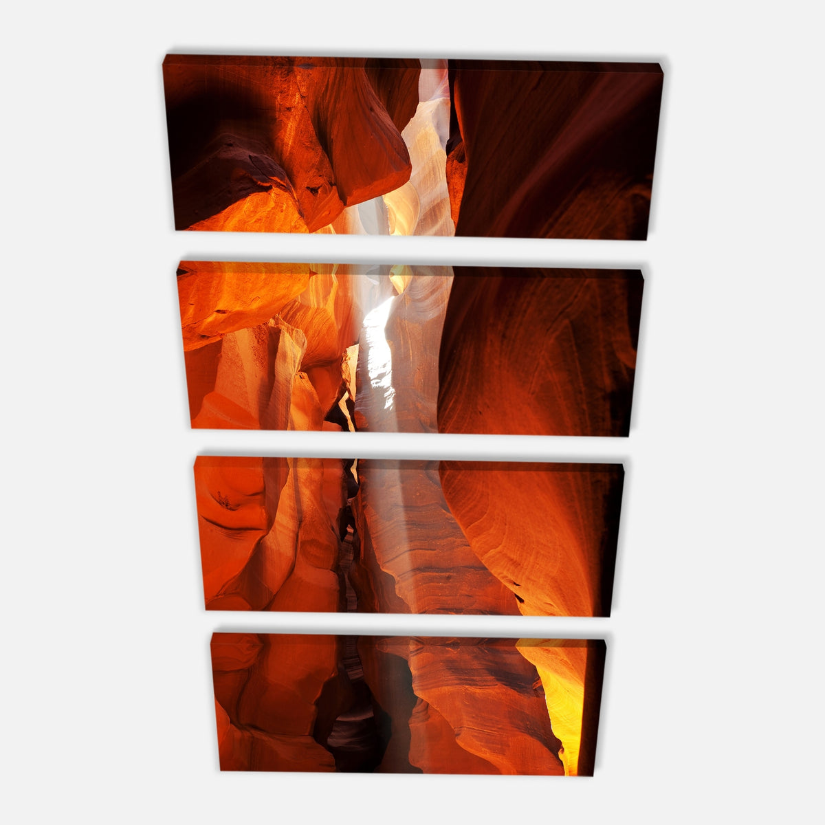 4 Piece Photographic Print on Wrapped Canvas Set V1010