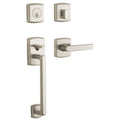 Left Handed Soho Sectional Double Cylinder Handleset Satin Nickel B862880