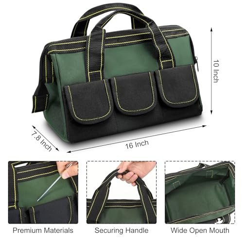3 Pack Waterproof Hard Bottom Tool Bag R822010