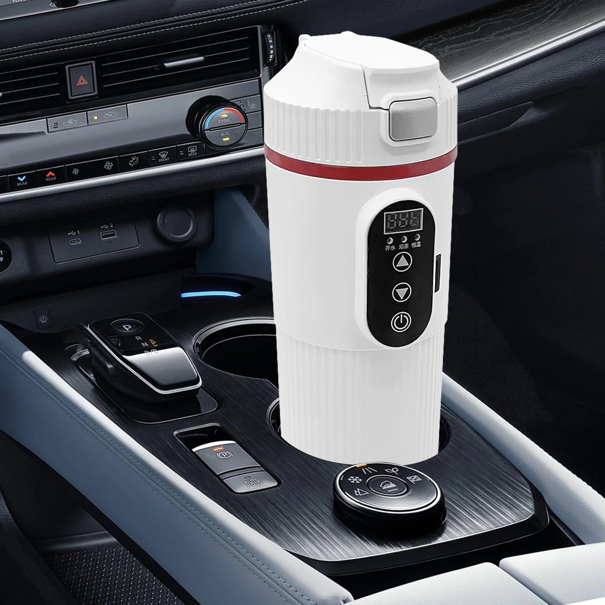 12V 24V Car Electric Water Kettle Tea Coffee Kettle DC Powered Fast Heating 22x7cm Water Boiler Heater Portable O150844