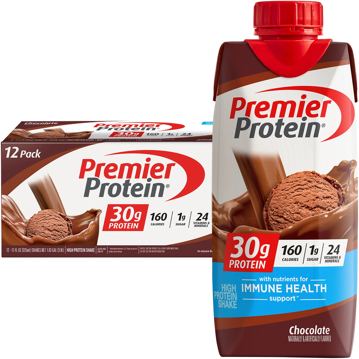 Café Latte 30g Protein 11 fl oz 12 Ct Protein Shake W1982