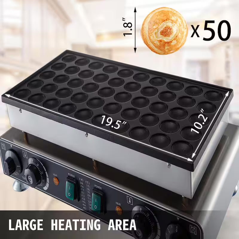 50 PCS 1700 W Commercial Electric Waffle Maker Q6570