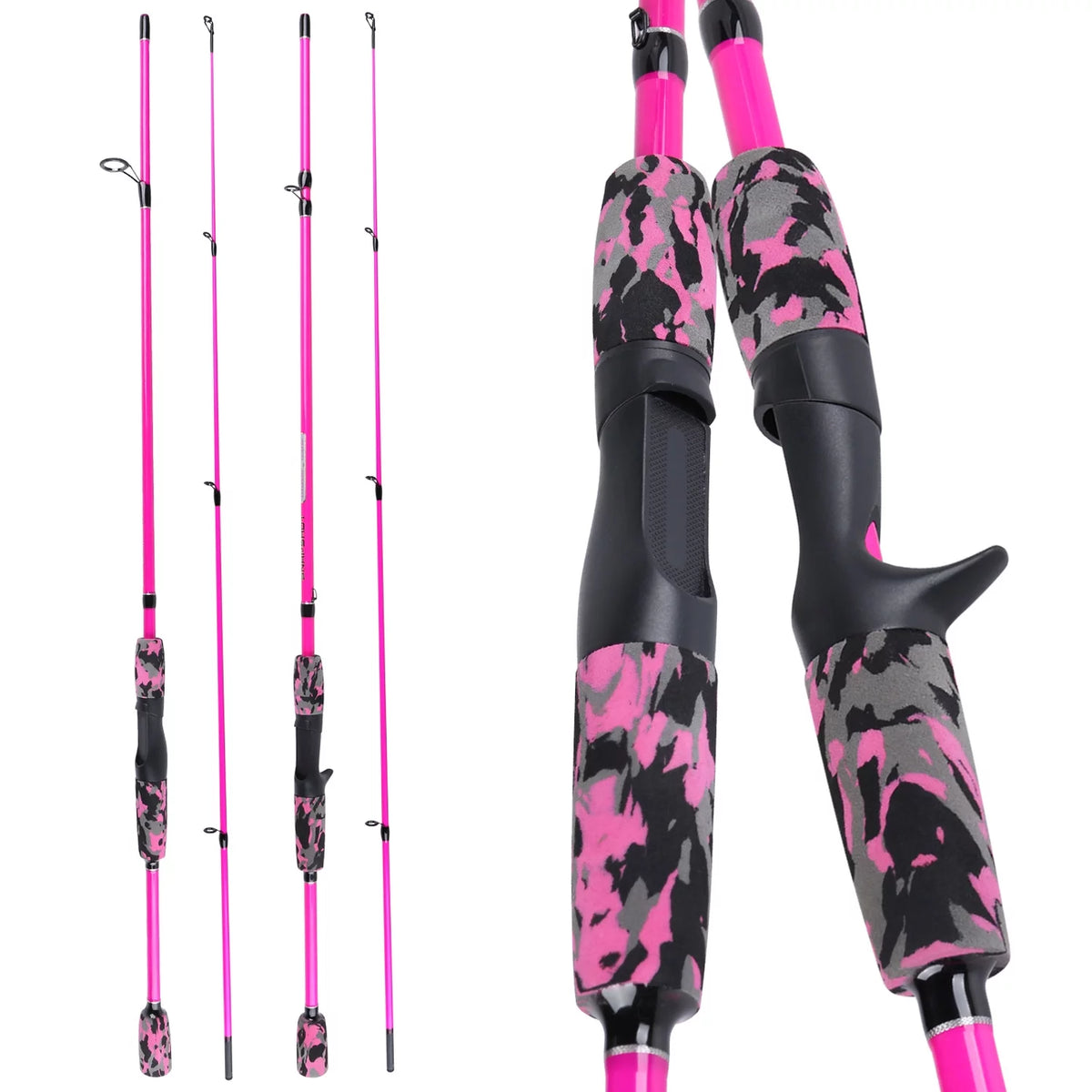 6ft Carbon Fiber 2 Pieces Fishing Pole D619144