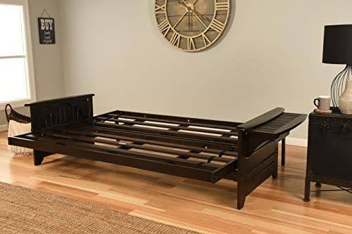 Queen Futon with Suede Red Mattress I34794