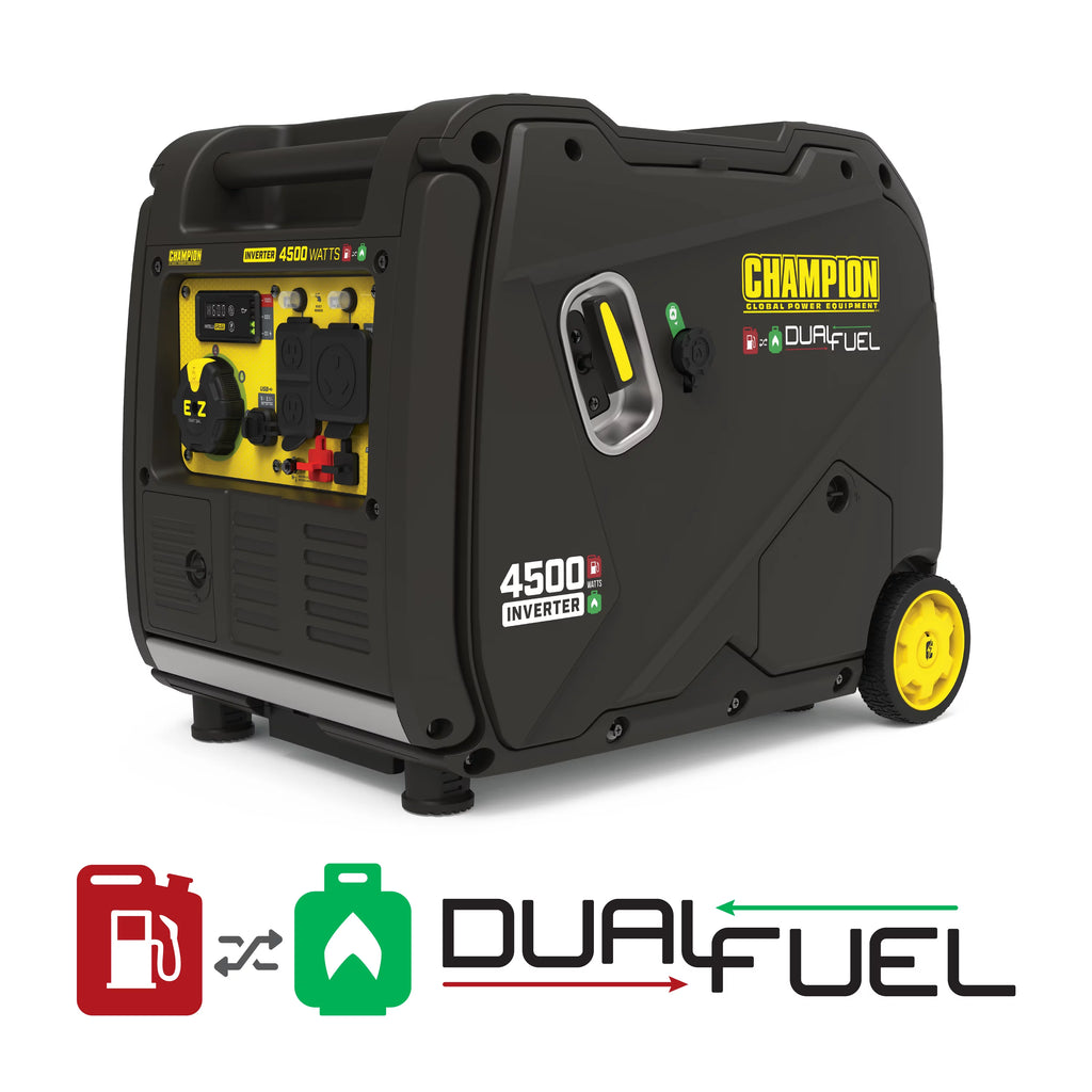 4500-Watt Portable Dual Fuel Inverter Generator D23483