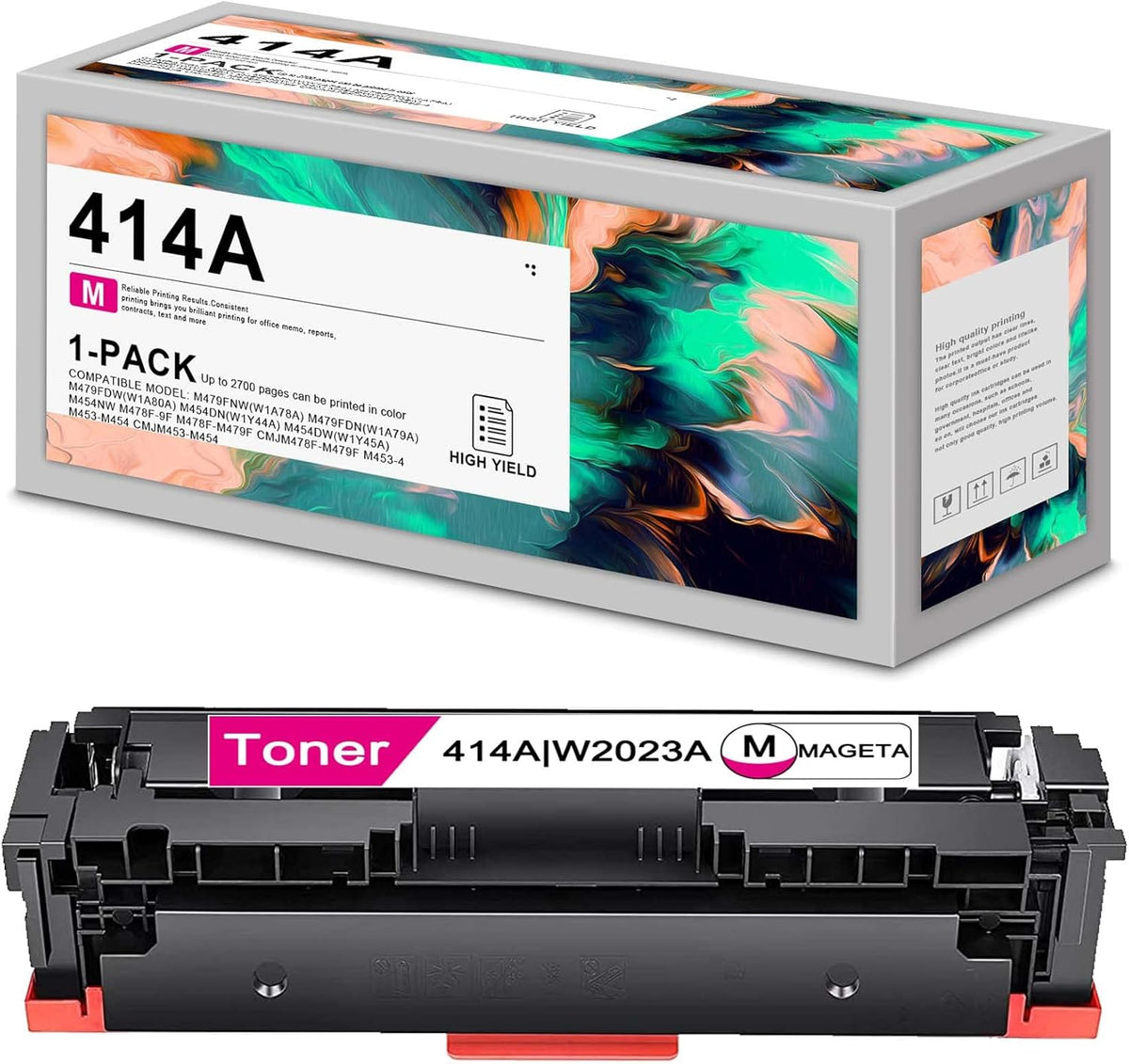 Magenta Remanufactured Toner Cartridge 1 Pack U8267
