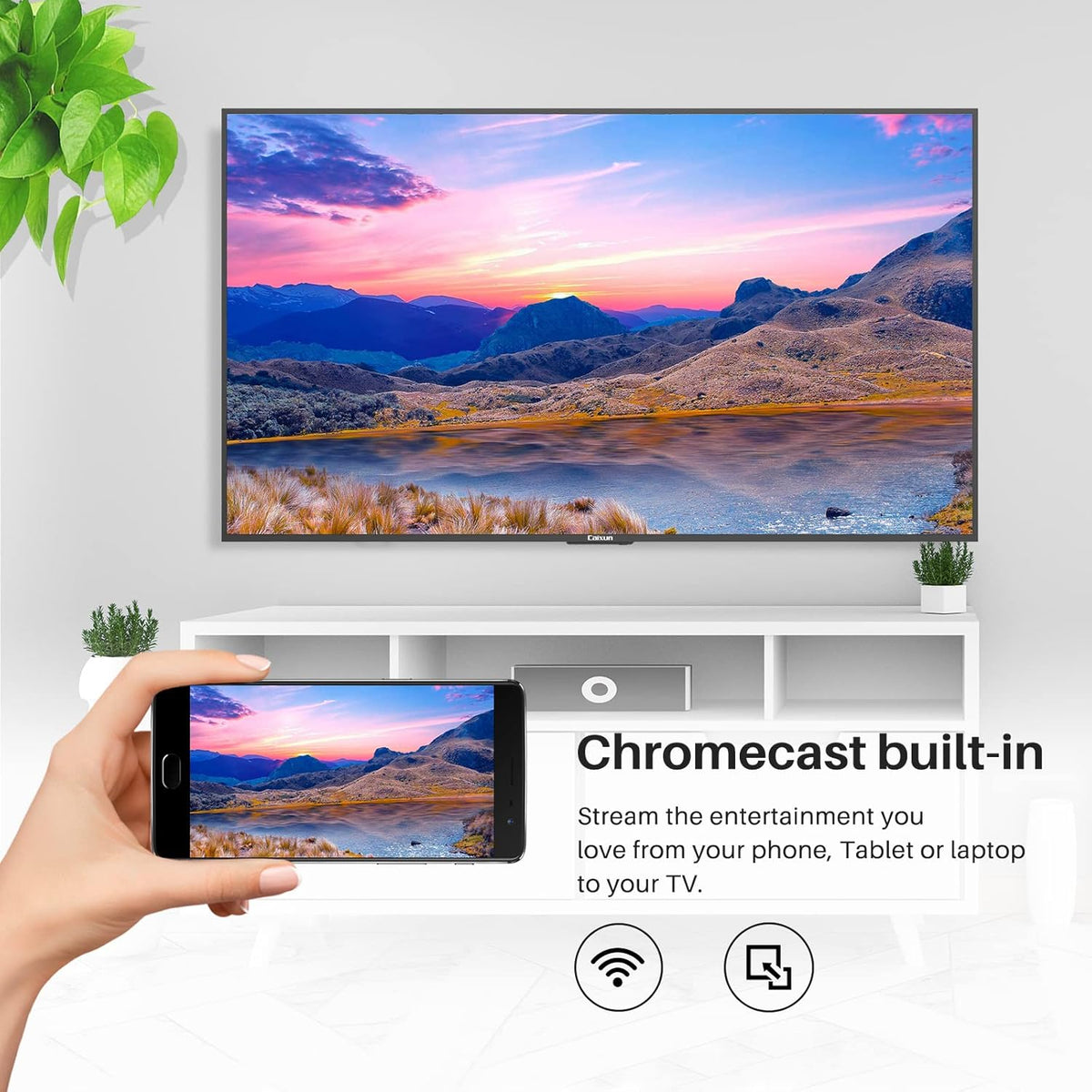 75 inch 4K UHD HDR Smart Android TV W4906