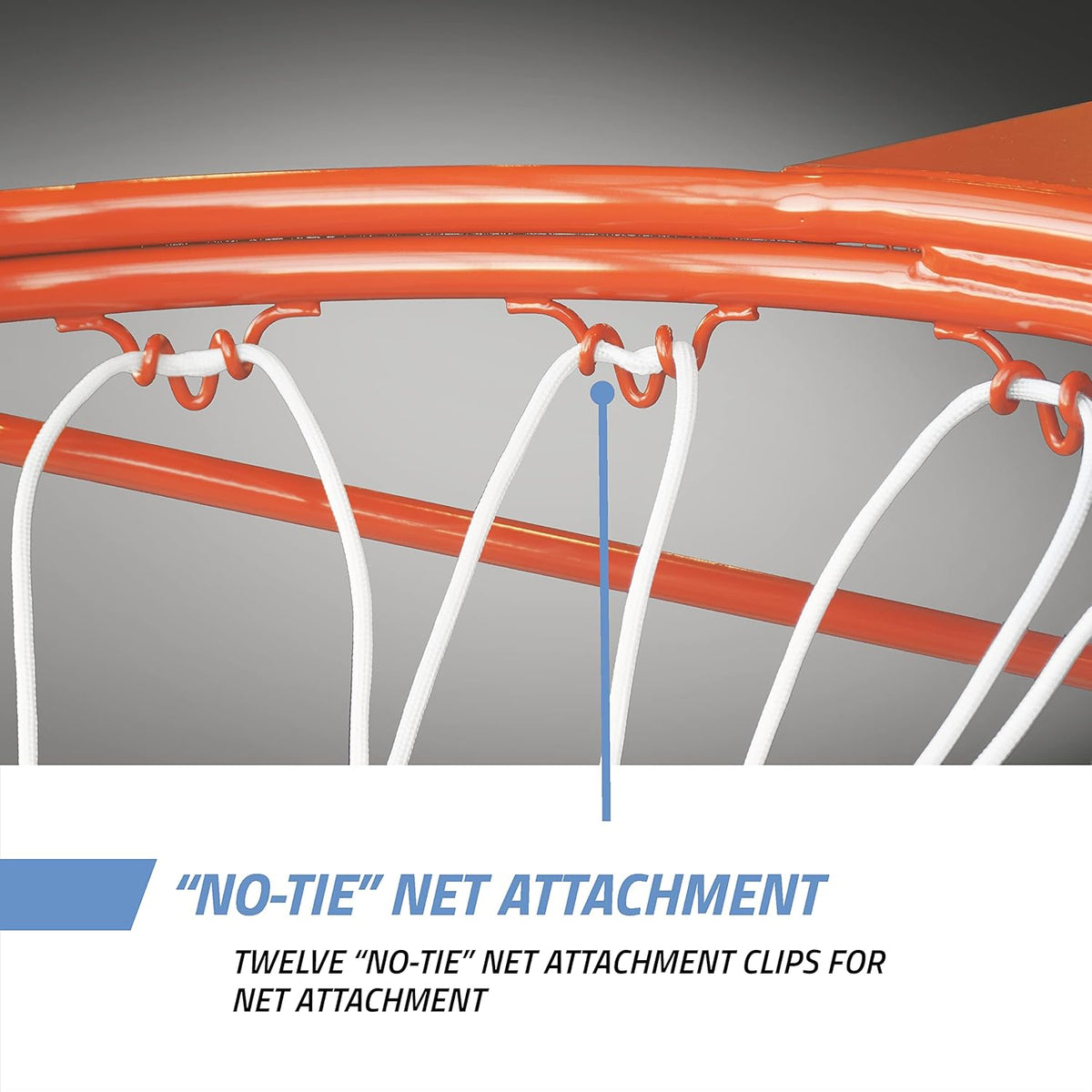 Indoor Basketball Hoop, Front Mount, Wall Mount with Basketball Net L449