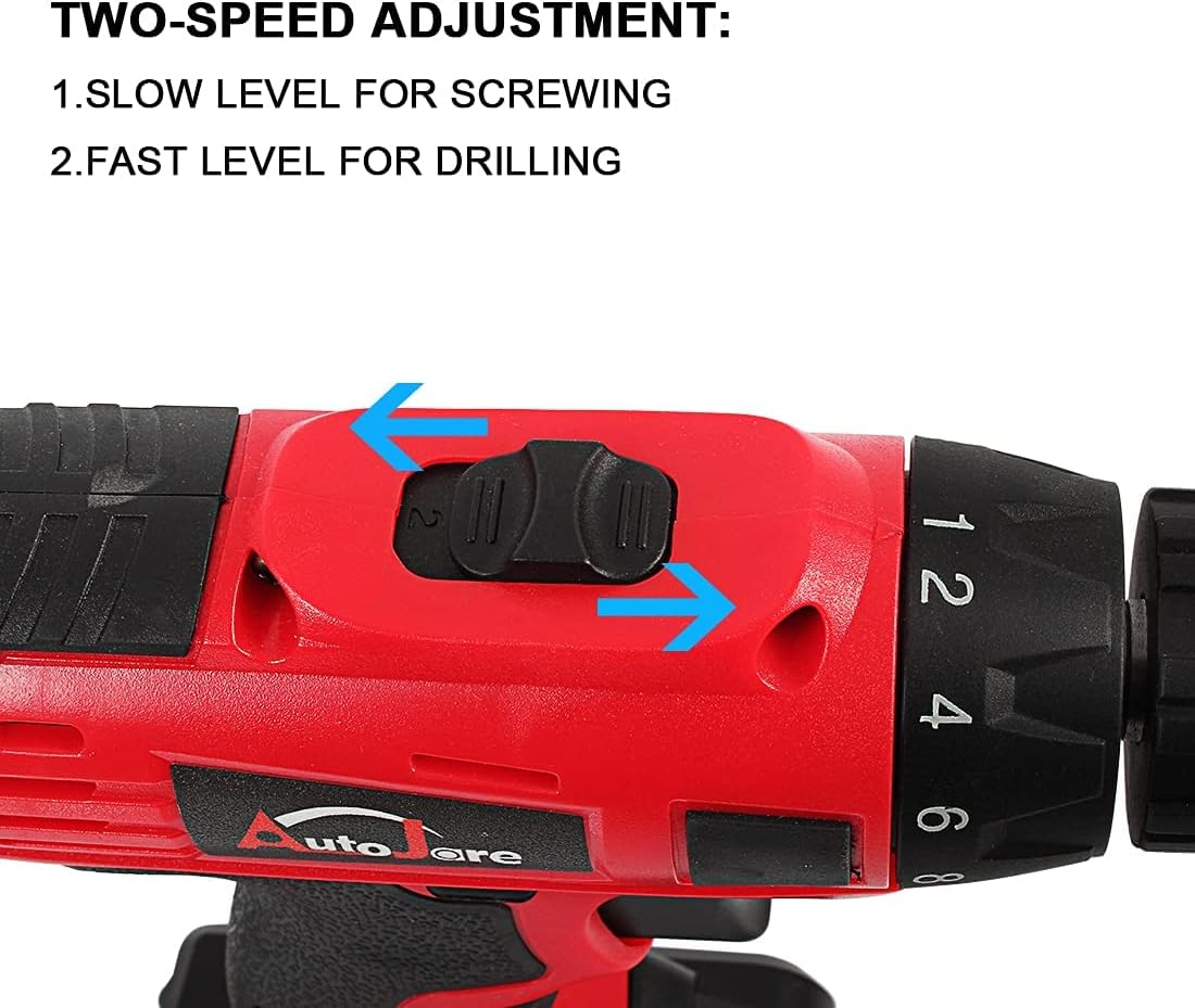 20V max Cordless Drill Kit with 24pcs Accessories Carry Case G90679