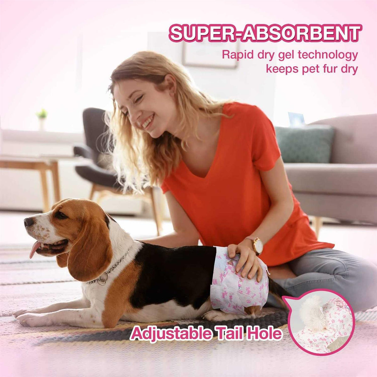 Super Absorbent Disposable Dog Diapers M109806