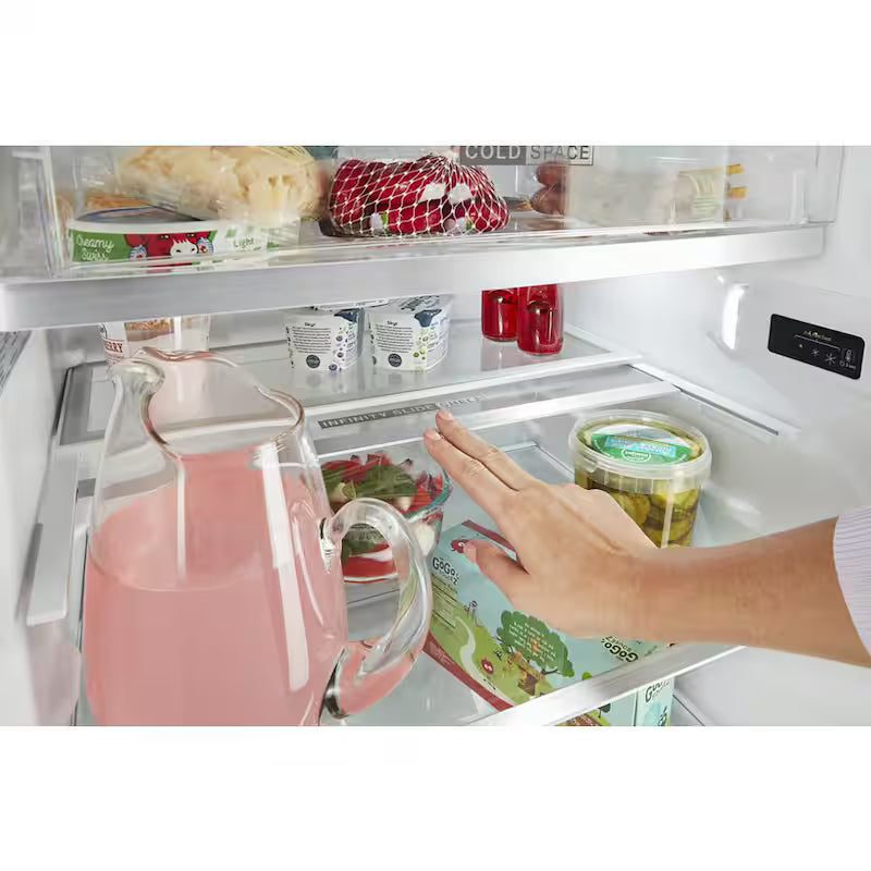 12.9 cu. ft. Top Freezer Refrigerator in Stainless Steel J77100