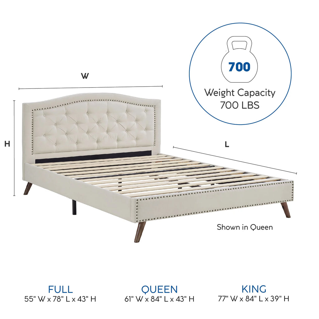 Upholstered Platform Bed Frame Full U30230