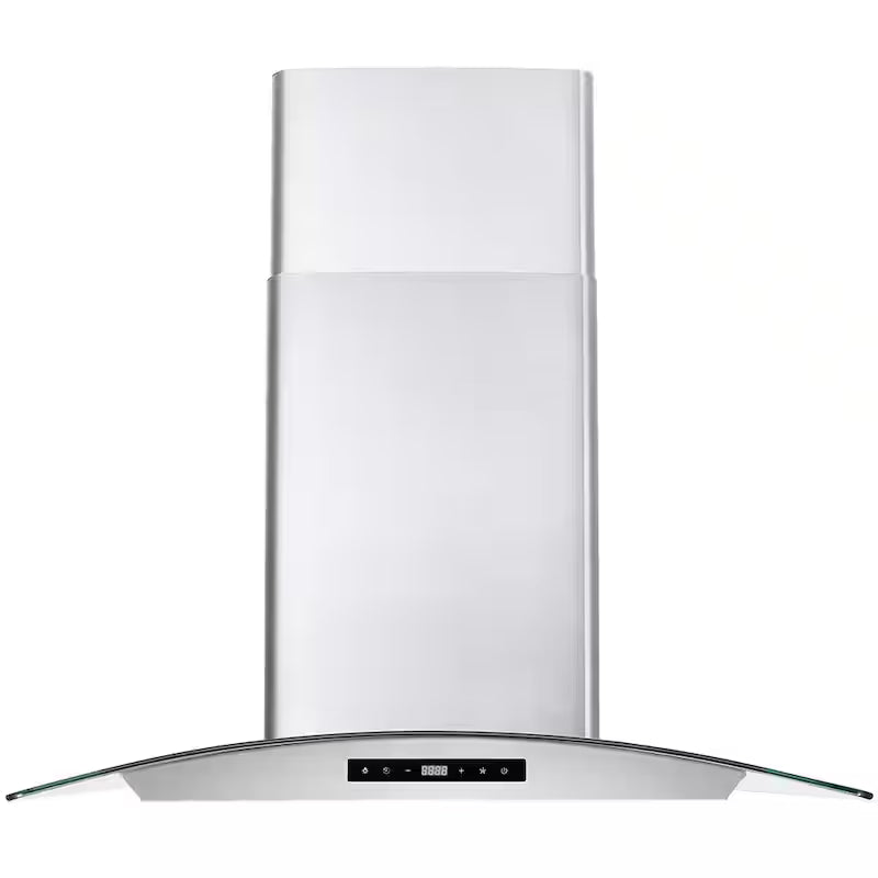 30 in. Stainless Steel Ductless Wall Mount Range Hood with Carbon Filter Kit K8440