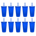 20 oz Set of 10 BPA Free Acrylic Tumblers S977