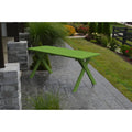 Lime Green Cross-leg Picnic Table V5613