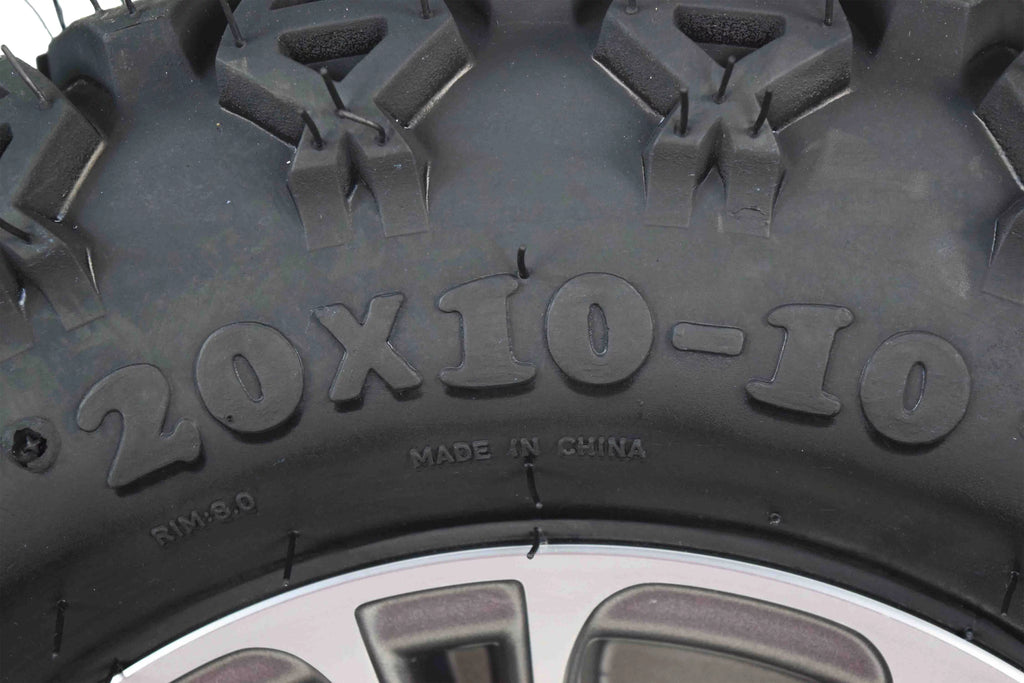 20x10-10 Golf Cart Turf Tire & Wheel Kit F7698