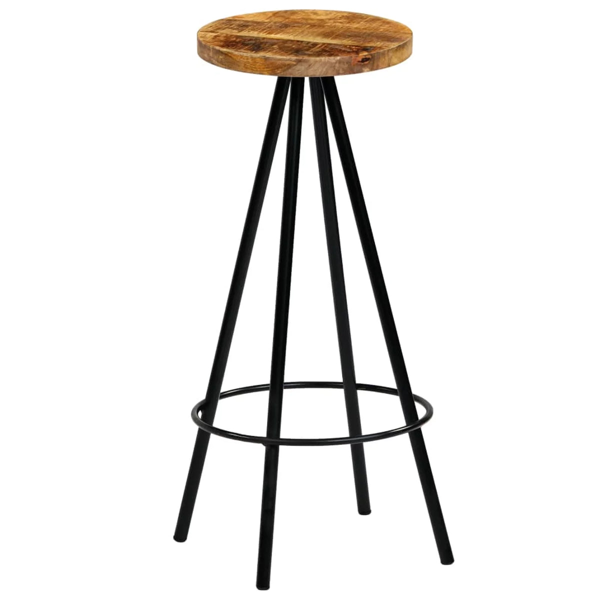 4 pcs Solid Mango Wood Bar Stools V1718