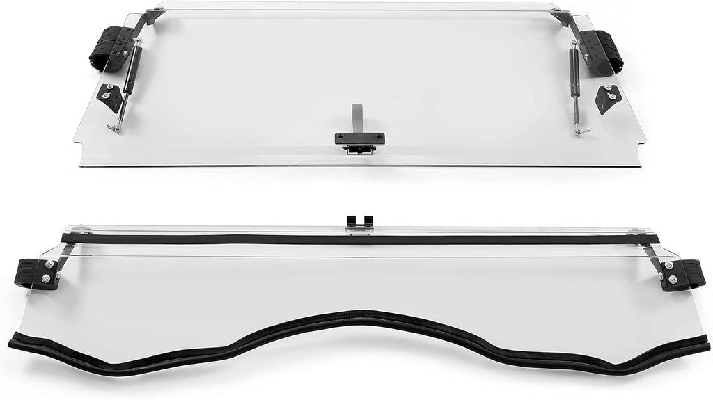 Clear Scratch Resistant 3-IN-1 Folding Windshield B871