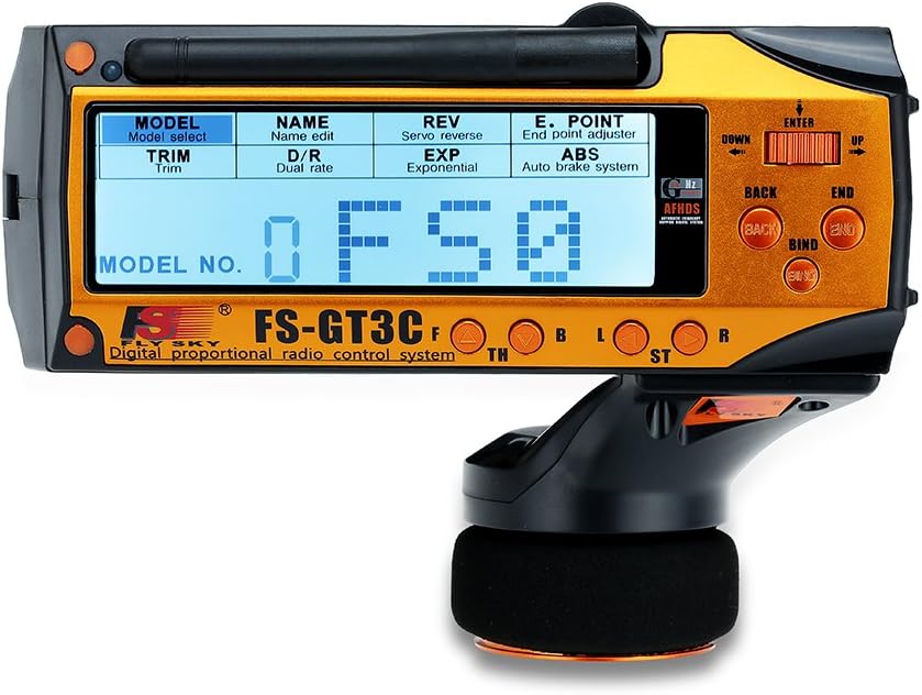 Yellow 2.4Ghz 3CH RC Transmitter with Receiver O852617
