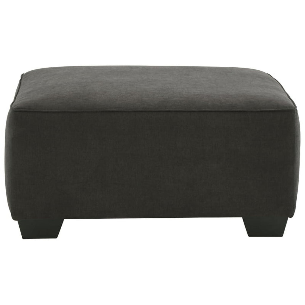 Gray & Black Fabric Oversized Accent Ottoman O188825