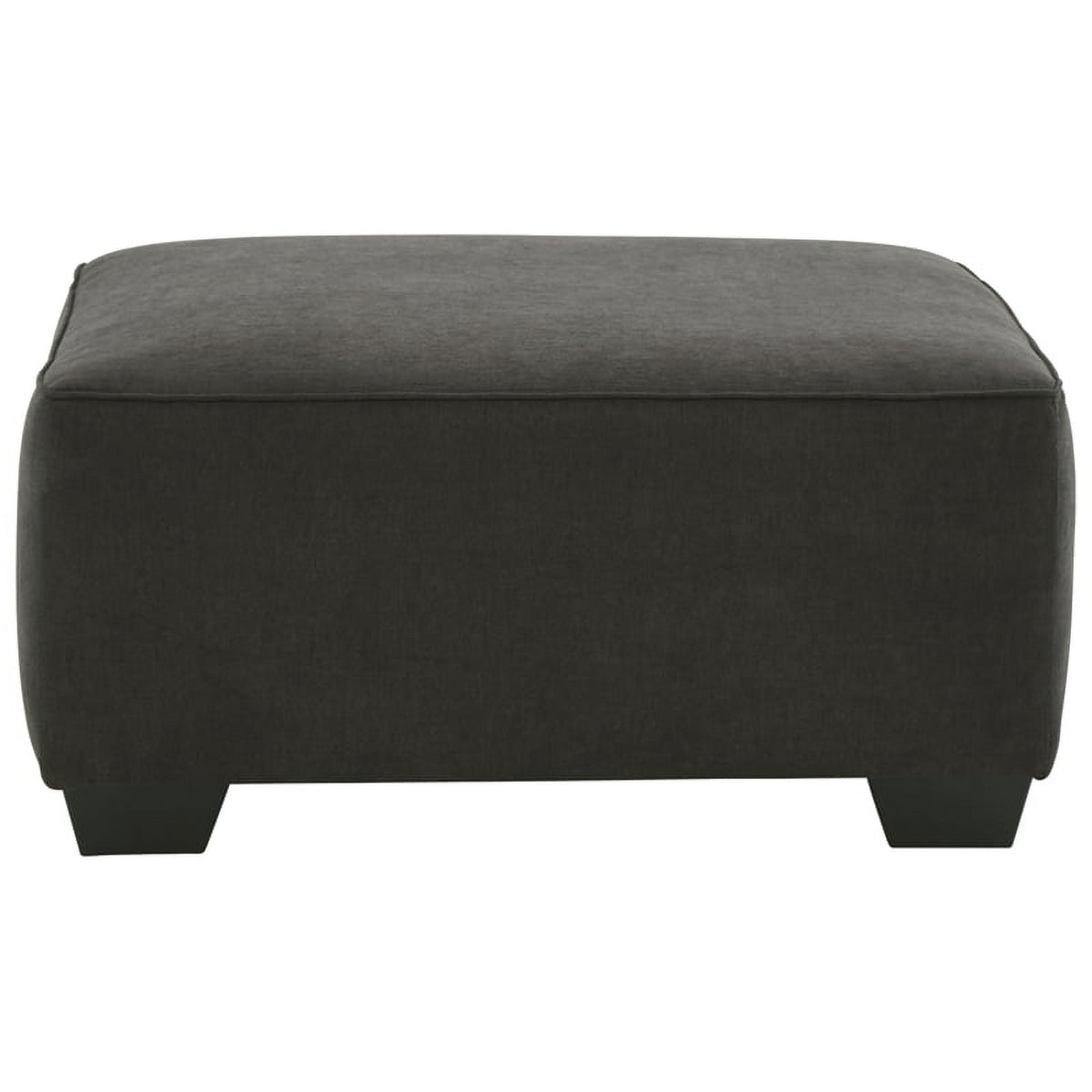 Gray & Black Fabric Oversized Accent Ottoman O188825