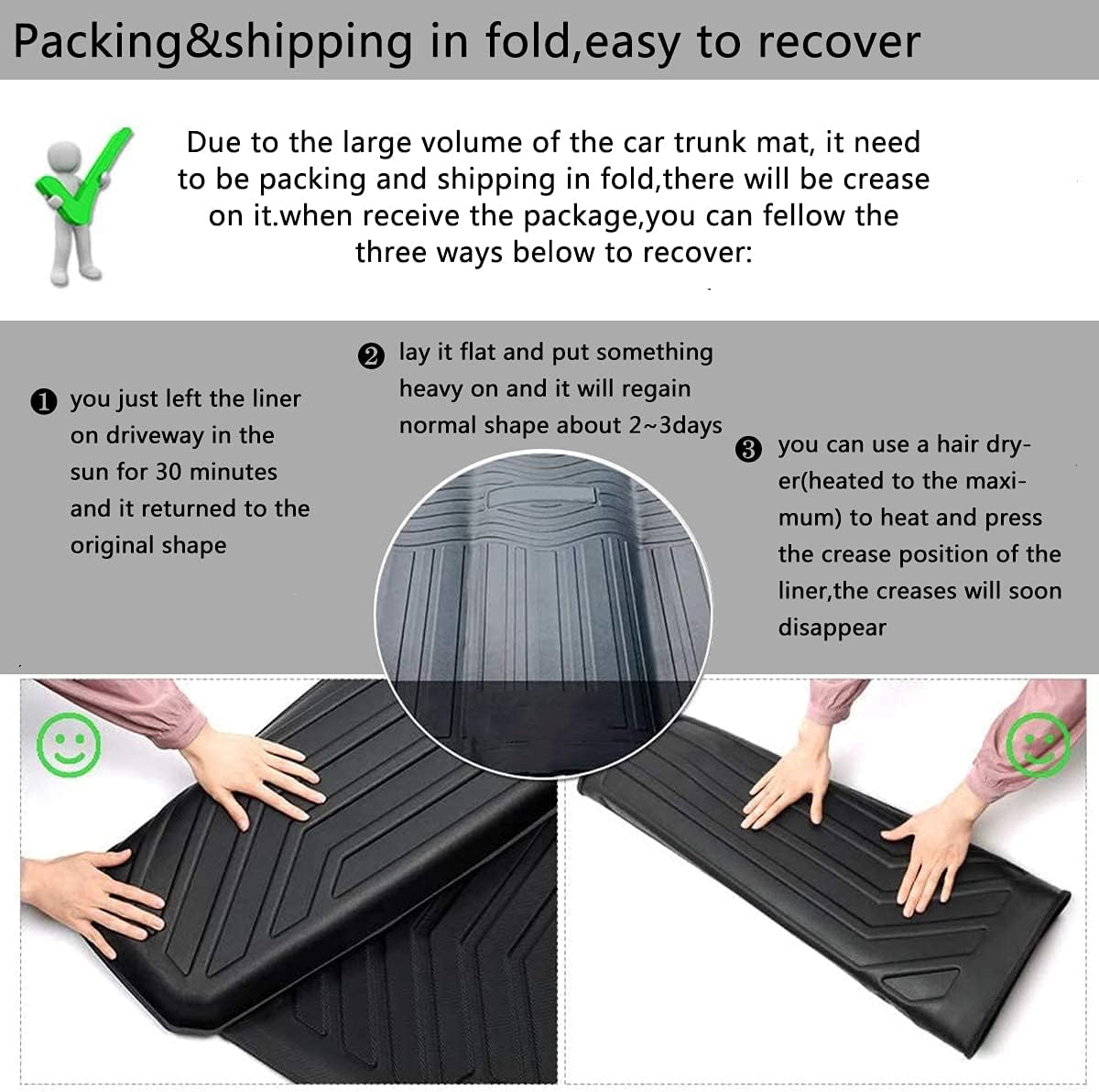 Cargo Liner Trunk Mat Pack of 2 P37795