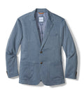 Mystic Blue Stretch Sateen Blazer Z1752