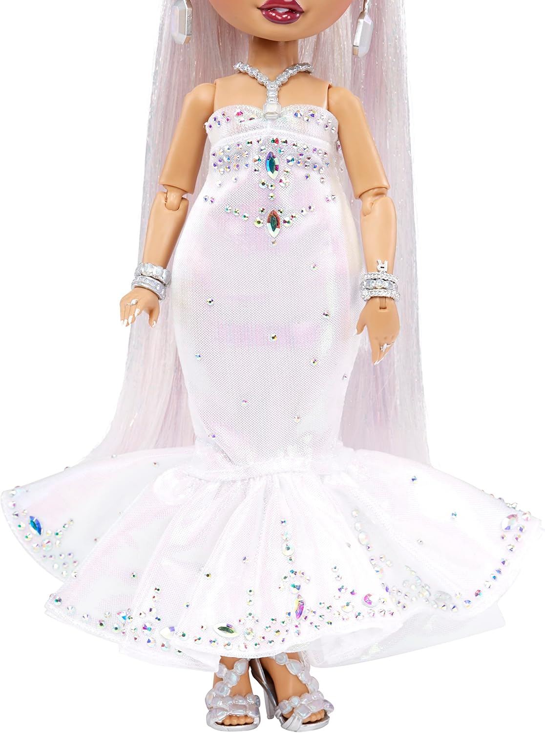 Rainbow High Doll with Multicolor Hair and Iridescent Gown J452923