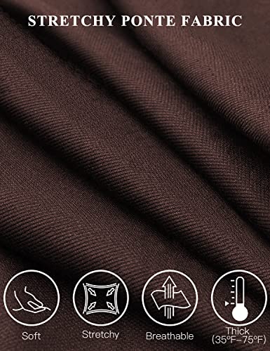 Stretchy Bootcut Dress Pants with Pockets L5407